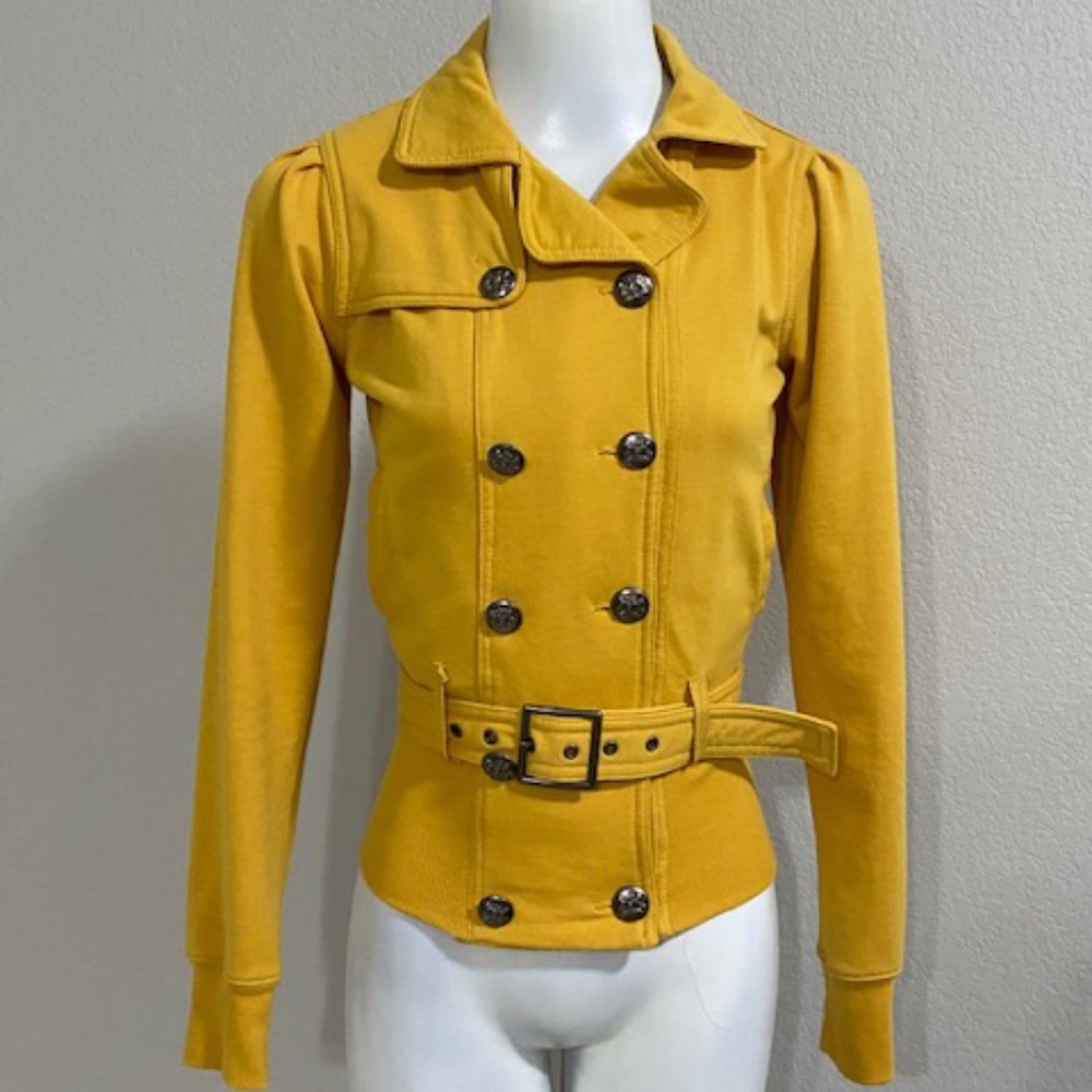 Wet Seal Mustard Jacket w/Belt